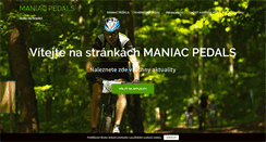 Desktop Screenshot of maniacpedals.cz