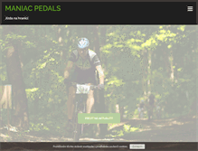 Tablet Screenshot of maniacpedals.cz
